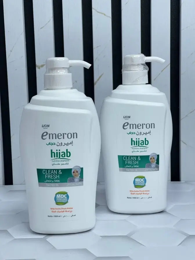 شامپو امرون مدل Hijab Clean and Fresh حجم 1000 میل