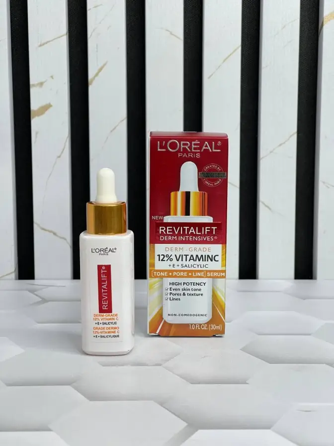 سرم روشن کننده ویتامین سی 12 درصد لورال Loreal