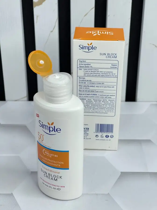ضدآفتاب ویتامین B5 سیمپل SPF50