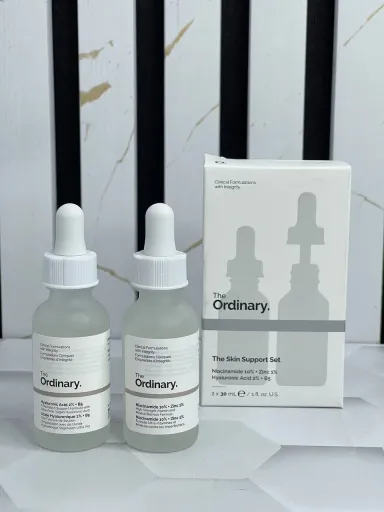 پک 2 عددی اسکین ساپورت حاوی سرم نیاسینامید و هیالورونیک اسید اوردینری