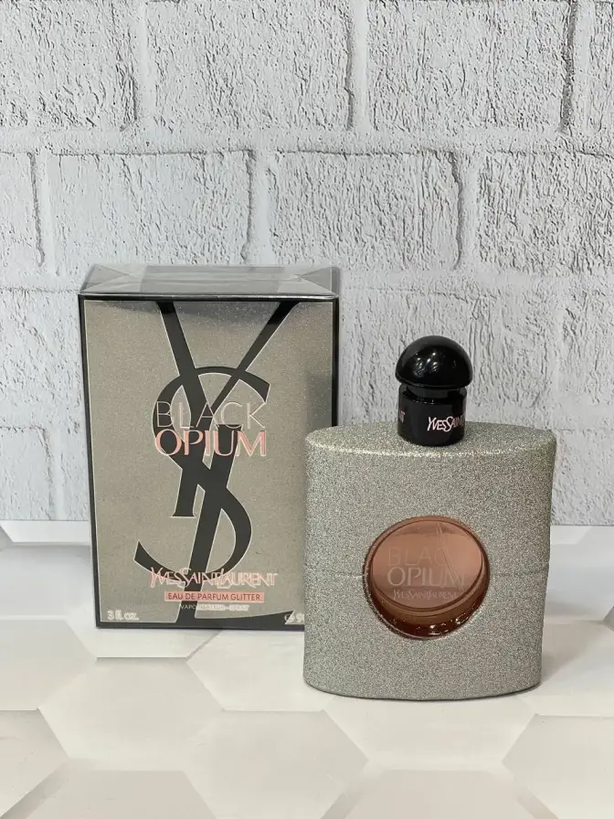 ادکلن ایو سن لورن بلک اوپیوم گلیتر هاردباکس YVES SAINT LAURENT - Black Opium Glitter