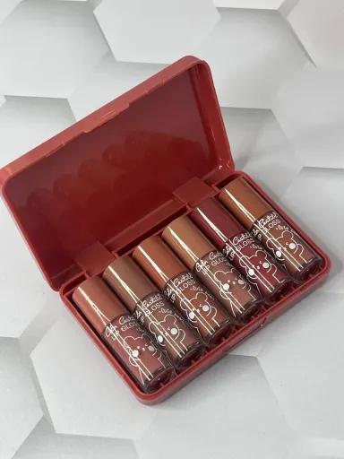 رژ لب مایع خرسی کالر کستل پک 6 عددی