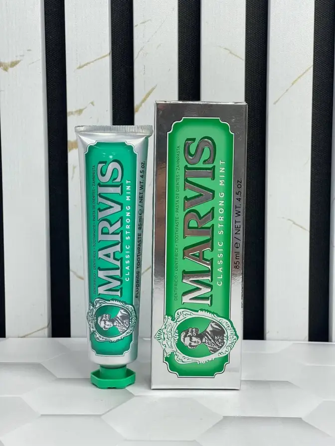 خمیر دندان مارویس مدل Classic Strong Mint