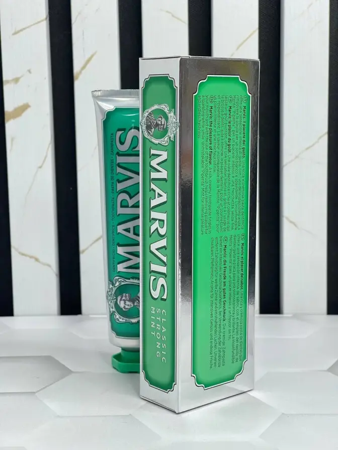 خمیر دندان مارویس مدل Classic Strong Mint