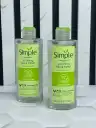 تونر صورت انواع پوست سیمپل Simple حجم 200 میلی لیتر