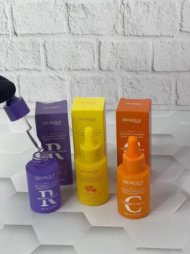 ست 6 تکه سرم های روشن کننده و آبرسان بیوآکوا Bioaqua