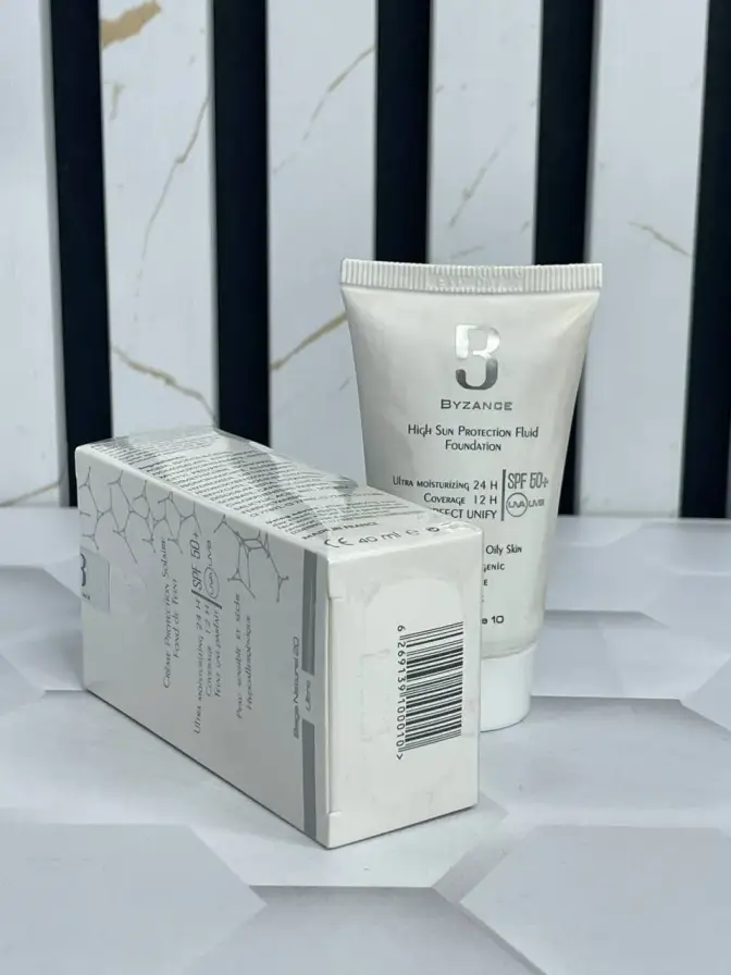 ضد آفتاب رنگی SPF50 بیزانس مناسب پوست چرب و مختلط