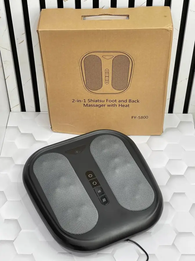 ماساژور 2 کاره پشت و پا حرارتی شیاتسو مدل Shiatsu FY-5800
