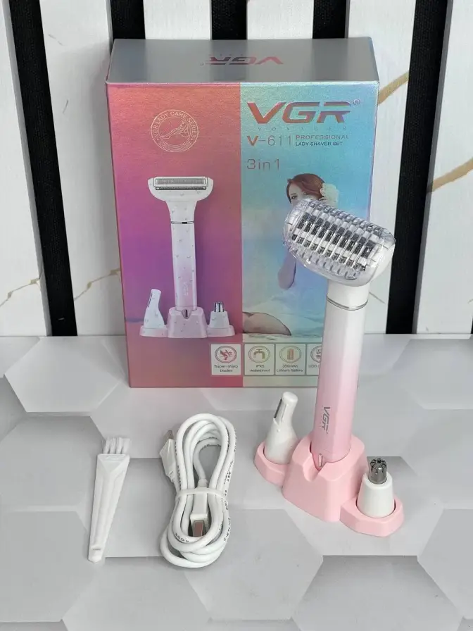 ماشین اصلاح بدن بانوان وی جی آر مدل VGR V-611