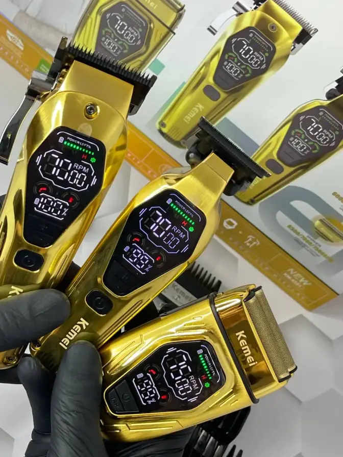 ست 3 قلو ماشین اصلاح کیمی Kemei مدل KM-8551