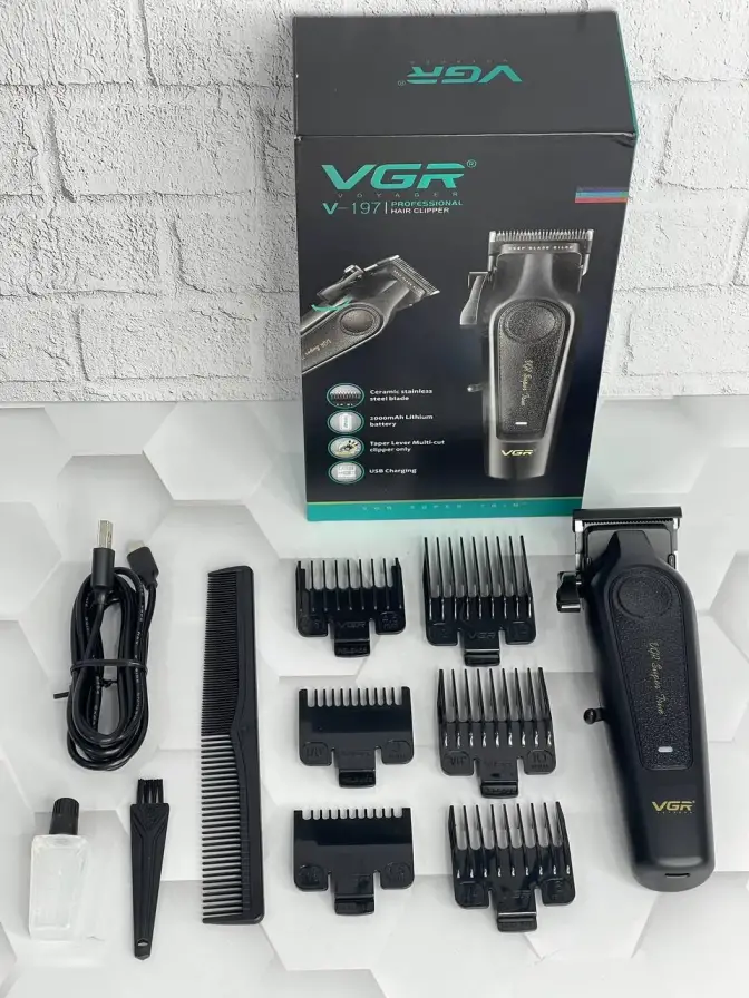 ماشین اصلاح موی سر و صورت وی جی آر مدل VGR V-197