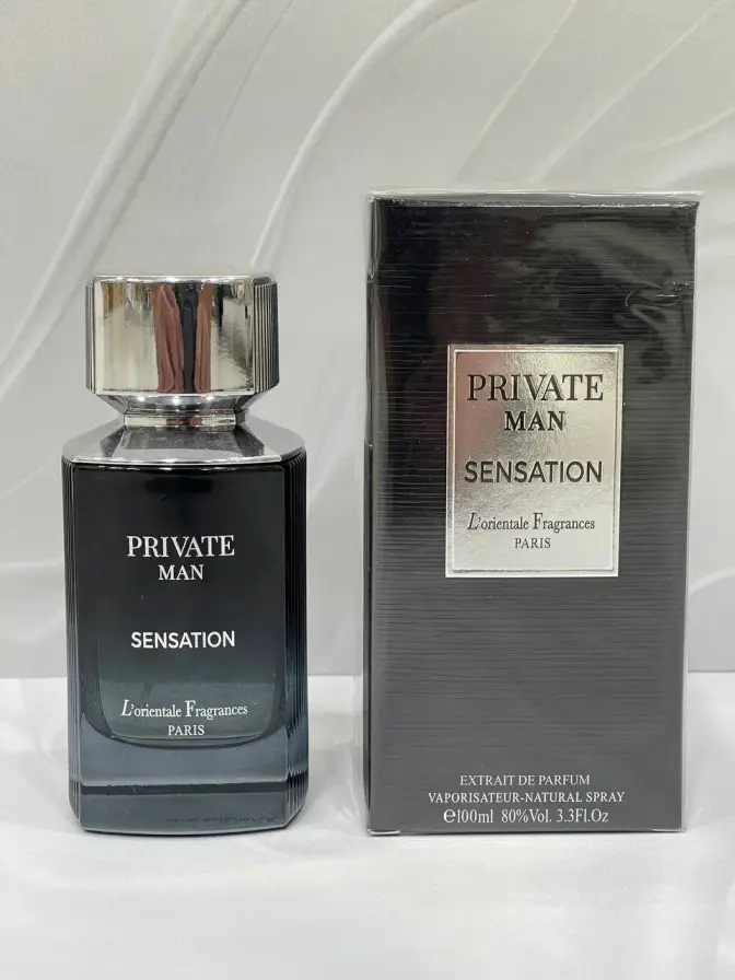 ادکلن پرایوت من سنسیشن لورینتال فرگرنس مردانه Lorientale Fragrance Private Man Sensation for Men