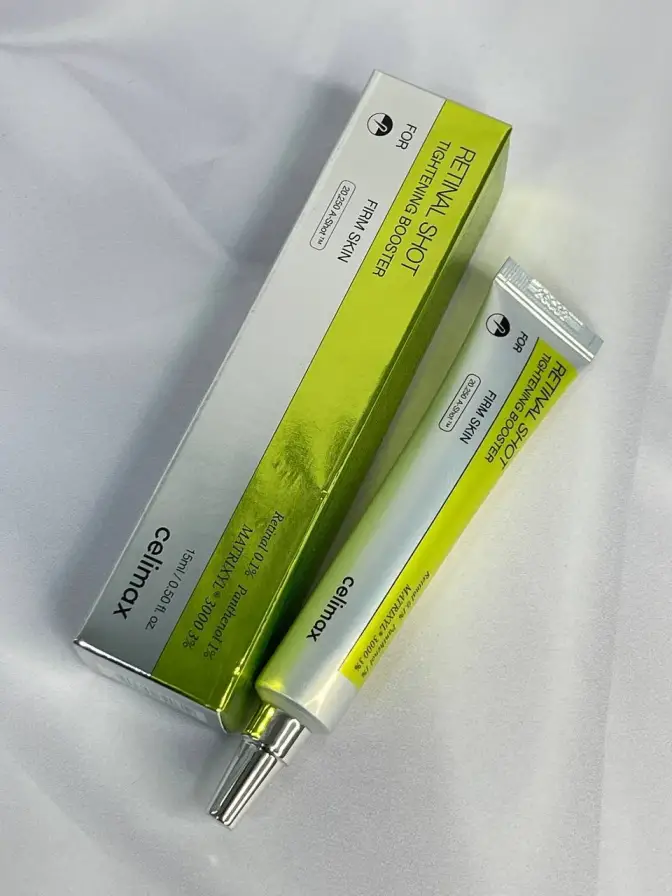 کرم سفت کننده و قابض منافذ پوست رتینول شات سلیمکس Celimax