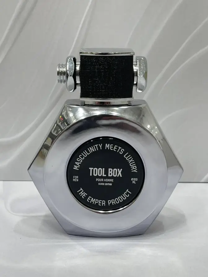 ادکلن مردانه تولباکس نقره ای امپرEMPER TOOLBOX SILVER