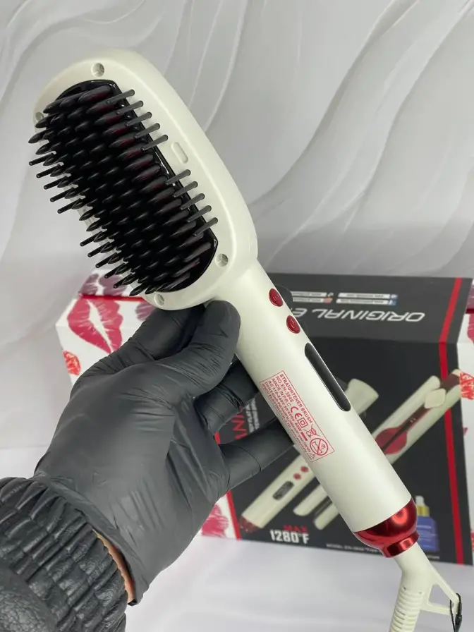 ست اتو مو و برس حرارتی انزو مدل ENZO EN-3846