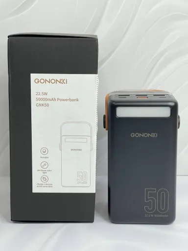 پاوربانک قابل حمل GONONKI GNK50 ظرفیت 50000 میلی آمپر