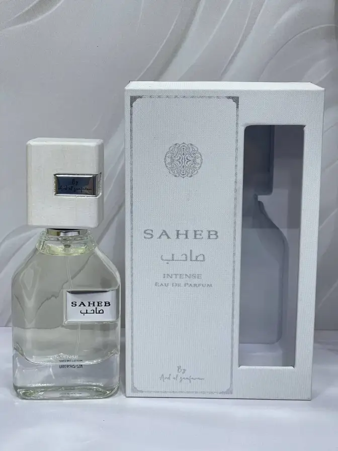 ادکلن صاحب اینتنس سفید ارض الزعفرانSaheb Intense Ard Al Zaafaran