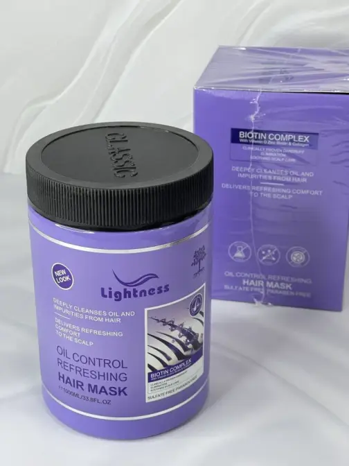 ماسک مو لایتنس Lightness مدل OIL CONTROL حجم 900 میلی لیتر