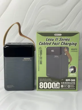 پاوربانک ریمکس مدل RPP-566 ظرفیت 80000 میلی آمپر ساعت