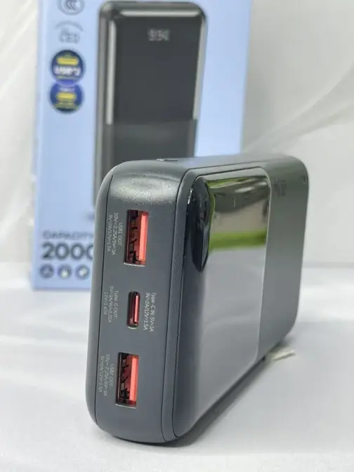 پاوربانک 22.5 وات ریمکس مدل RPP623 ظرفیت 20000 میلی‌آمپر‌ساعت