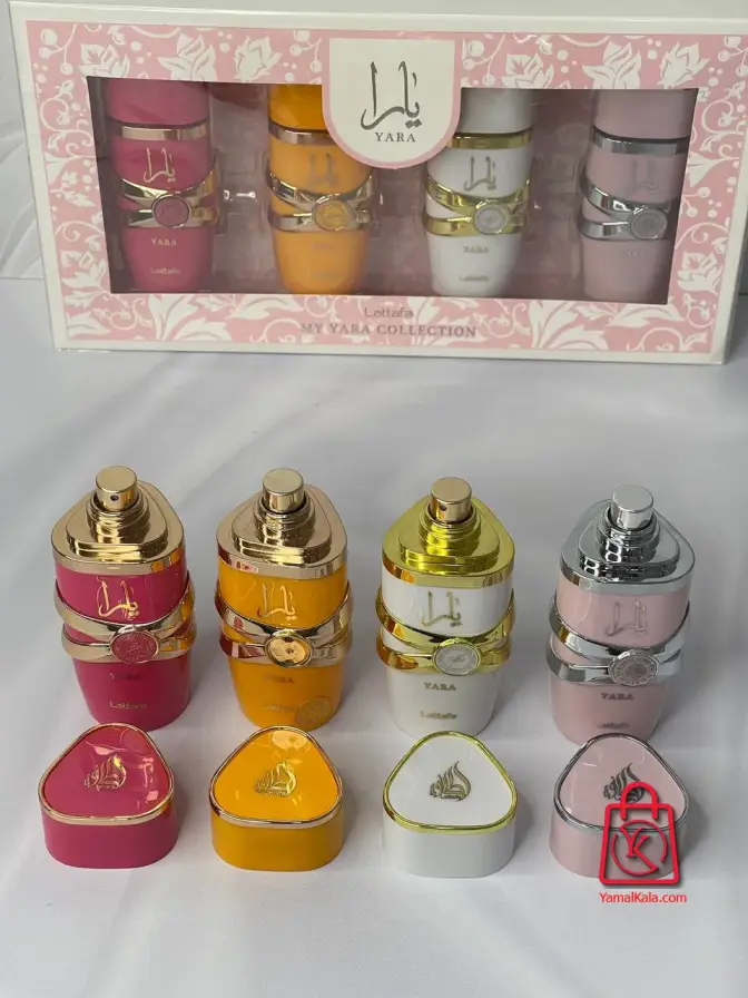 گیف ست ادکلن یارا لطافه کالکشن 4 ادکلن 25 میلYara collection lattafa