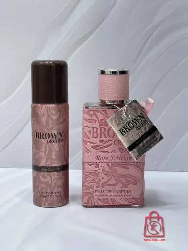 ادکلن زنانه فراگرنس ورد مدل براون ارکید رز ادیشن Fragrance World BROWN ORCHID Rose Edition