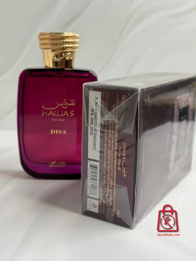 ادکلن رصاصی هوس دیوا Hawas Diva Rasasi