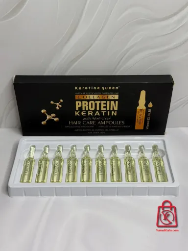 پک 10 عددی ویال مو کراتین کویین KERATIN QUEEN