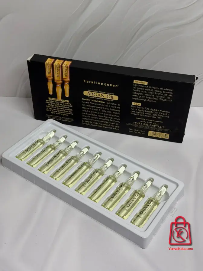 پک 10 عددی ویال مو کراتین کویین KERATIN QUEEN