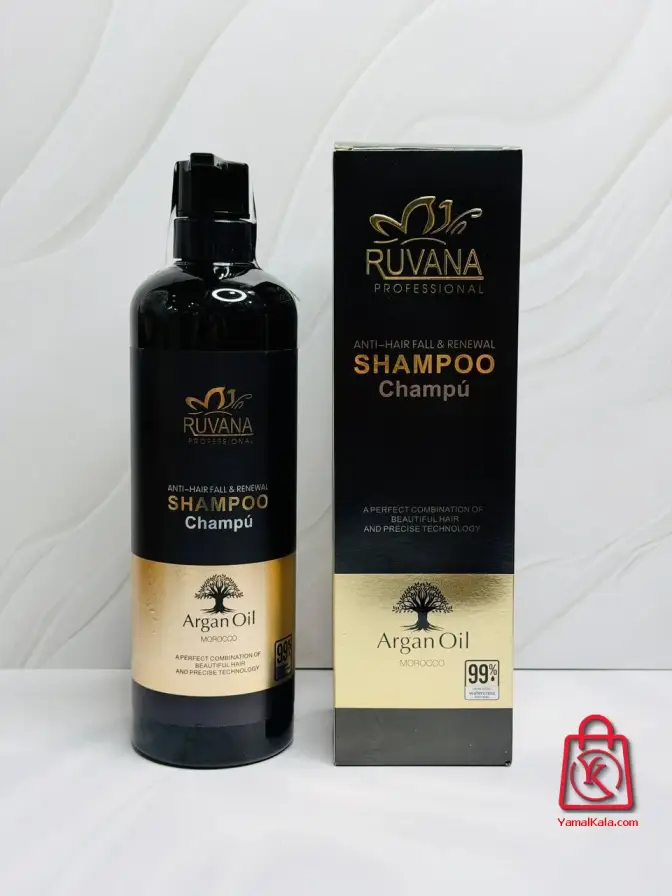 شامپو روغن آرگان رووانا RUVANA حجم 900 میلی‌لیتر