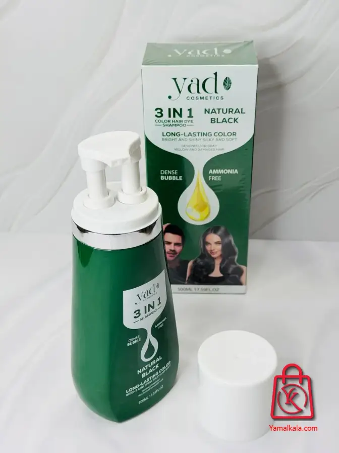 شامپو رنگ مو مشکی یاد yad