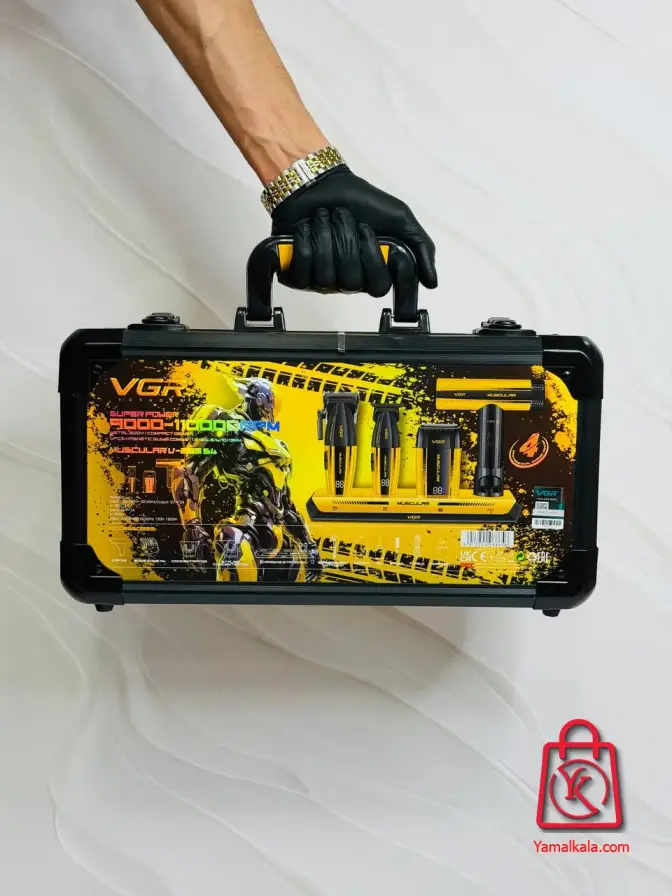 ست کامل ماشین اصلاح و سشوار وی جی آر مدل VGR Muscular V-285S4