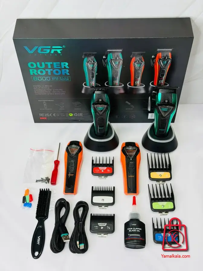 ست ماشین اصلاح وی جی آر مدل VGR V-884 S2