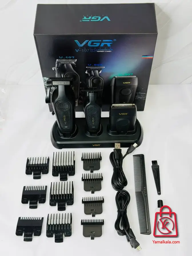 ست ماشین اصلاح وی جی آر مدل VGR V-197 S3