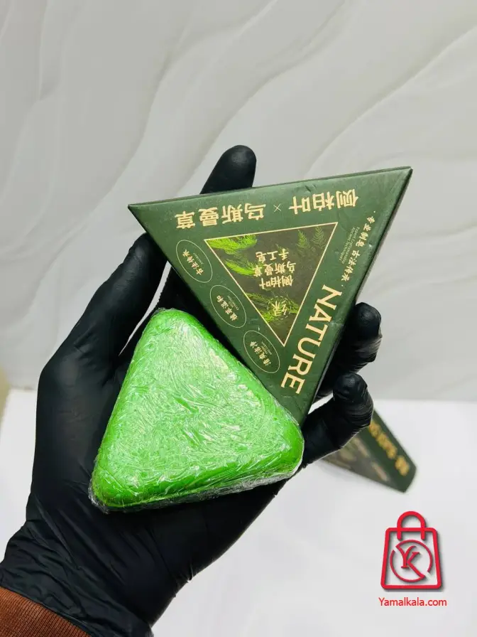صابون رزماری مثلثی سون گرین نیچر Seven Green Nature مخصوص مو