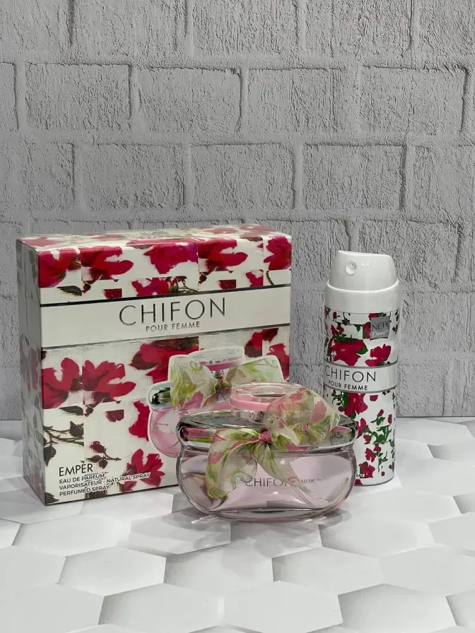 ست عطر و اسپری امپر شیفون زنانهEmper Chifon