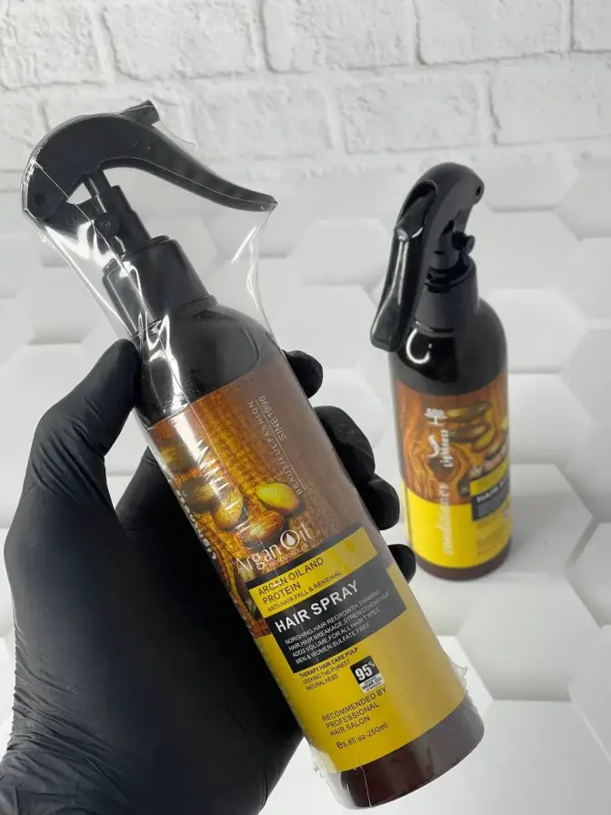 اسپری دوفاز مو لایتنس حاوی روغن آرگان Lightness Argan Oil Hair Spray