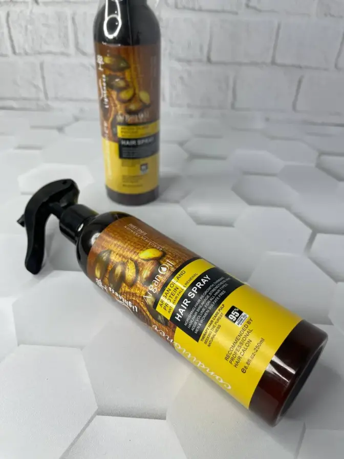 اسپری دوفاز مو لایتنس حاوی روغن آرگان Lightness Argan Oil Hair Spray
