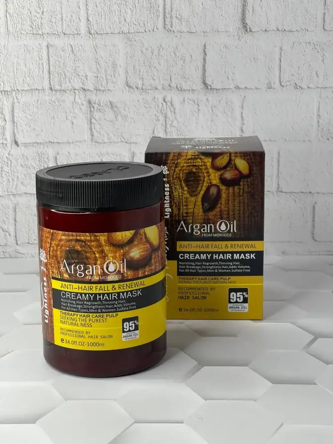 ماسک مو تقویت کننده روغن آرگان لایتنس Lightness Argan Oil Hair Mask