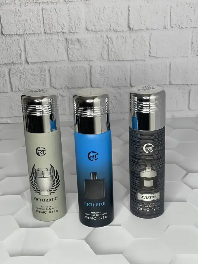 اسپری بدن ادکلنی 12 رایحه آر تی RT Perfume Deodorant Body Spray