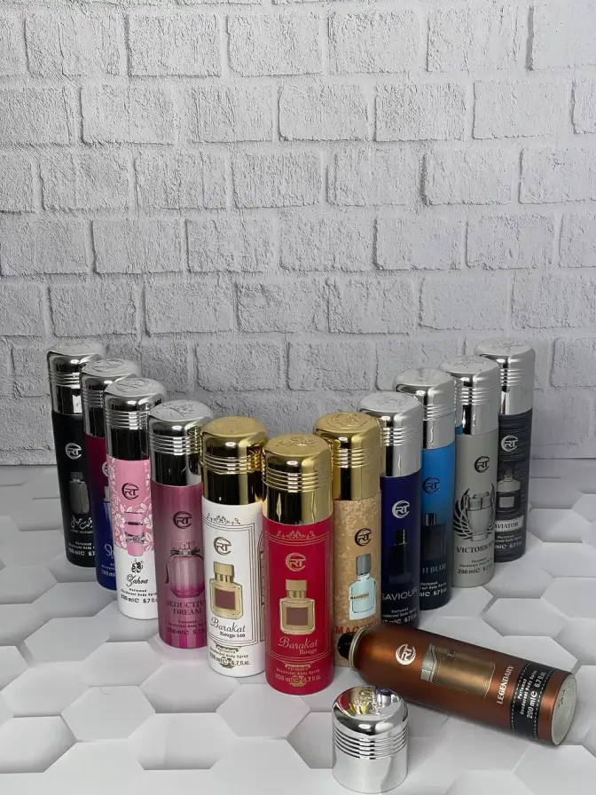 اسپری بدن ادکلنی 12 رایحه آر تی RT Perfume Deodorant Body Spray