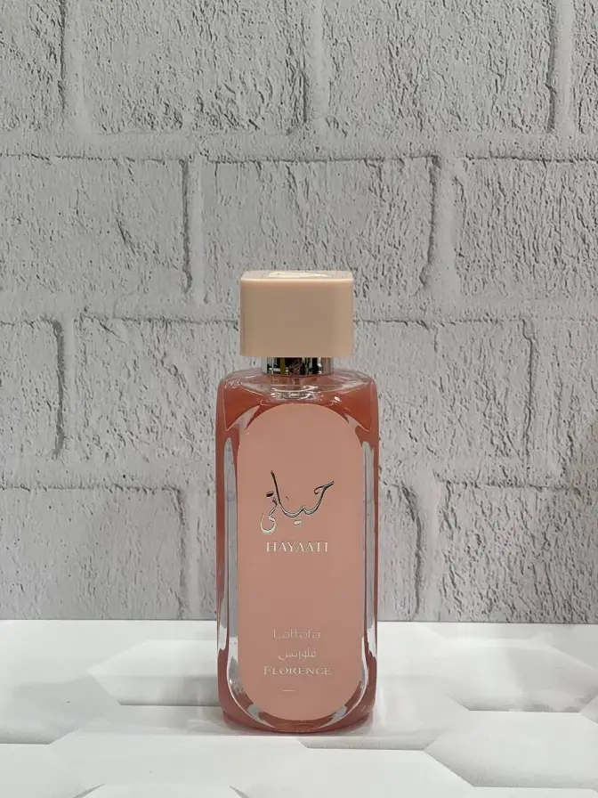 عطر ادکلن لطافه حیاتی فلورنس (صورتی) Lattafa Hayaati Florence