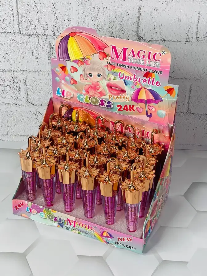 لیپ گلاس و رژ لب حرارتی چتری مجیک MAGIC