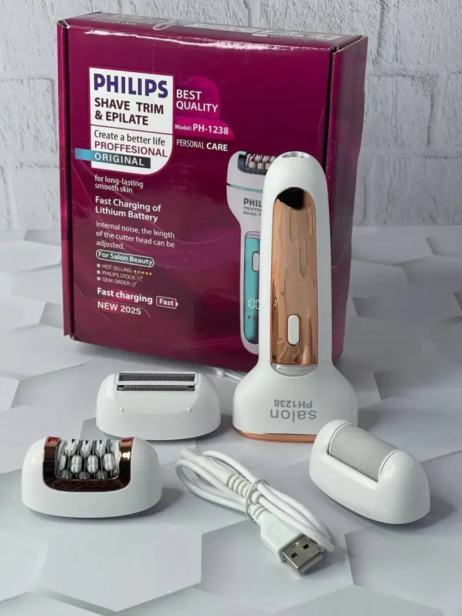 اپیلاتور سه کاره بانوان فیلیپس PHILIPS مدل PH-1238