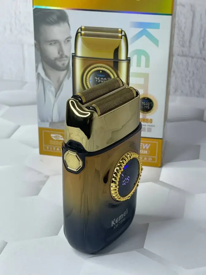 شیور حرفه‌ای کیمی مدل Kemei KM-T228 موتور براشلس