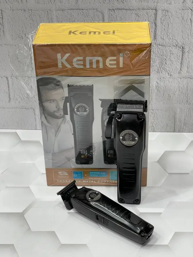 ست 2 عددی ماشین اصلاح کیمی مدل Kemei KM-1827