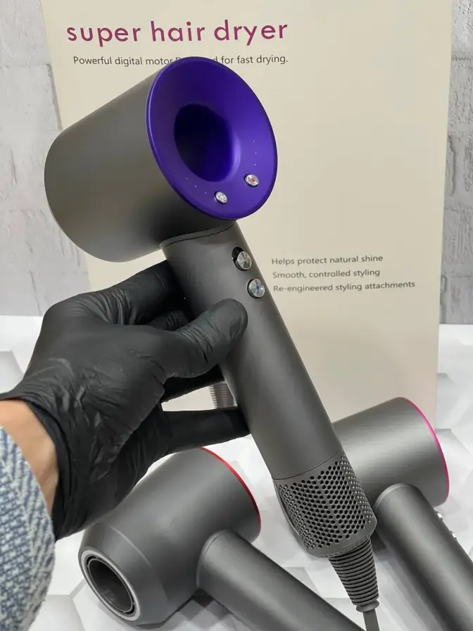 سشوار حرفه ای دایسون پنج کاره مدل super hair dryer