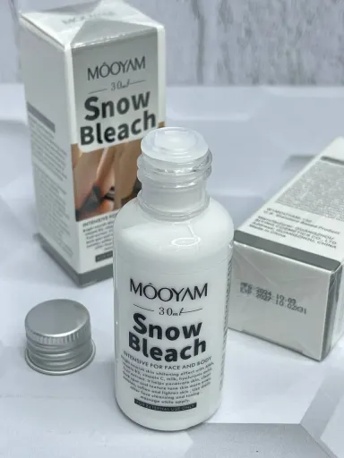کرم سفید کننده بدن و بیکینی Snow Bleach برند MOOYAM